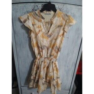 Tart Mini Ruffled Dress Sm Floral Boho Feminine Cottage Core